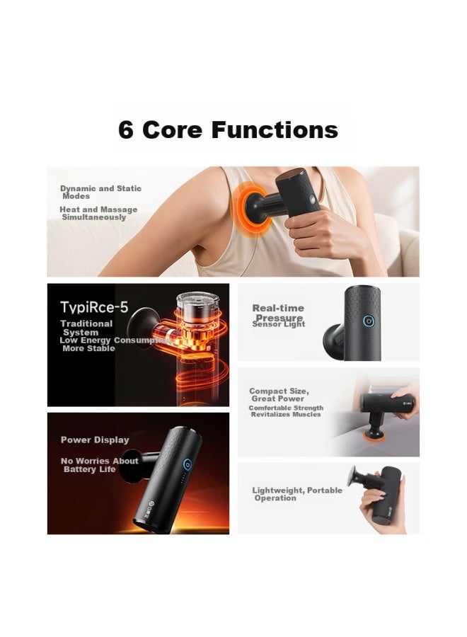 Yolanda Yunkangbao Fascia Gun Muscle Massager Portable Mini Neck Fascia Gun Professional Sports Massage Device For Men And Women Full Body Massager Women's Day Gift - Image 1