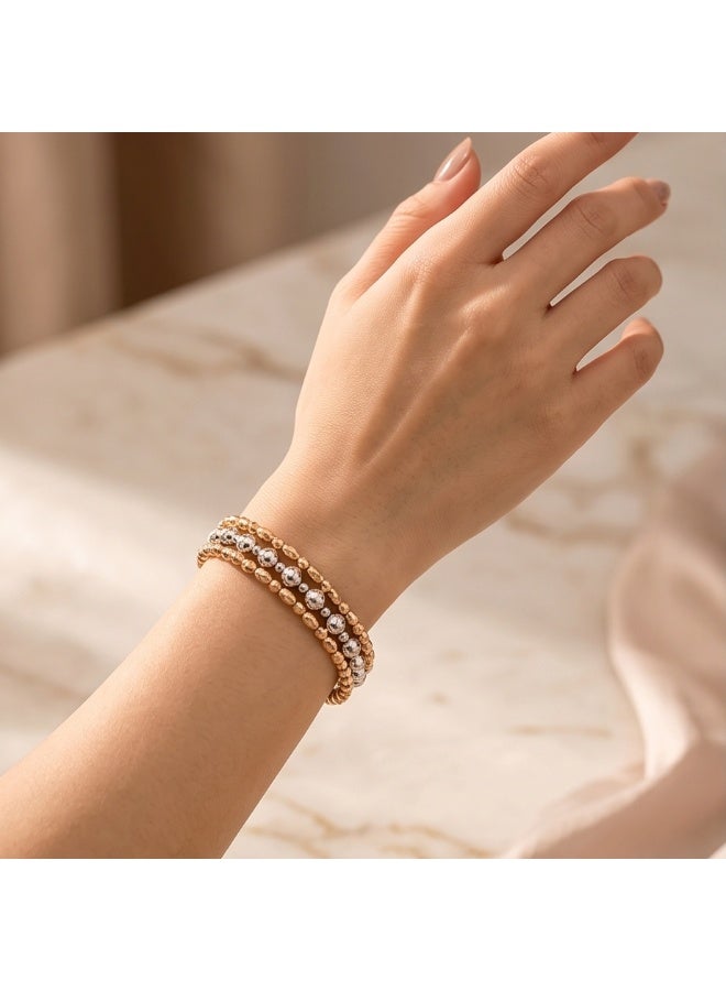 BAFLEH JEWELLERY Your Perfect Everyday Companion: Lightweight 18K Gold Bangle Available Only at Bafleh Jewellery - Image 4