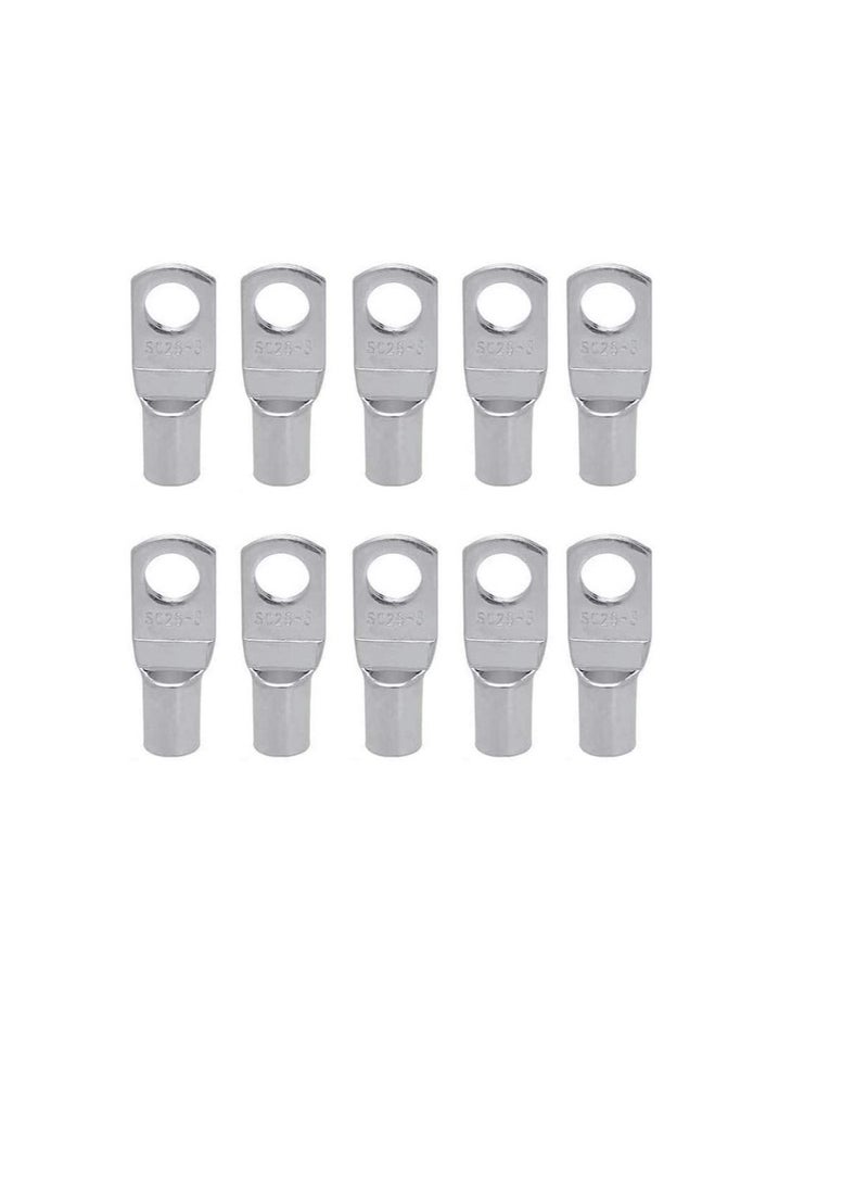 Copper Cable Lugs 10Pcs Set-Wire Terminals, Connector Cable lugs Ring Battery SC Terminals, for Marine, Solar, Automotive, Electric, Home Applications etc (Hole Size 10mm, Cable Size 150mm) - Image 3