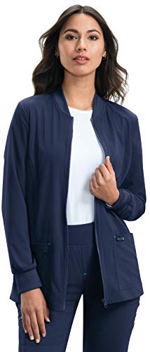 KOI Basics 450 Women's Andrea Scrub Jacket (Navy, XX-Small) - Image 2