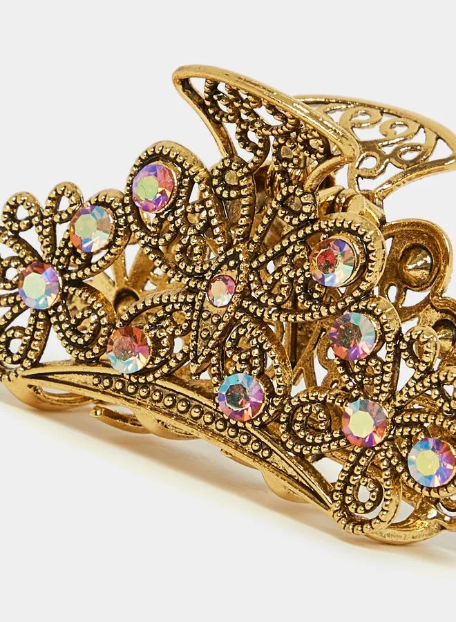 Styli Embellished Gem Hair Claw
