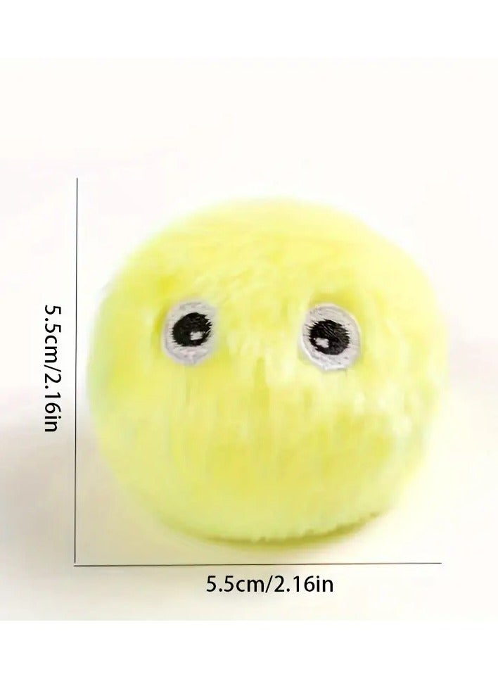 Goolsky Interactive Cat Plush Toy Ball - Fun Training Toy With Squeaky Sound For Pets - Image 4
