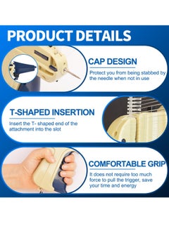 KASTWAVE 🛠️ Robust Construction: This clothing label gun is crafted from hard plastic, ensuring durability and longevity. Its lightweight yet sturdy design, combined with sharp-pointed stainless steel needles  - Image 3