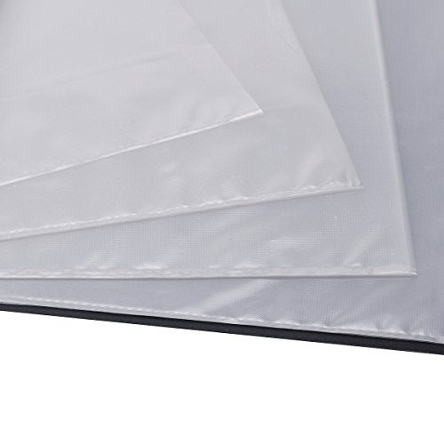 PUNK Music Sheet File Paper Storage Folder Documents Holder Blank Sheet Files Plastic A4 Size 40 Pockets (Music Instrument White) - Image 3