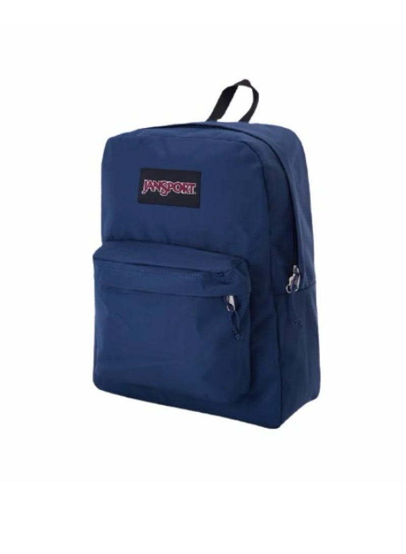 JanSport SuperBreak Classic Casual Backpack Back to School Bag 26L - Navy - Image 1