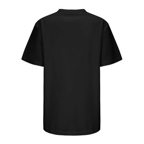 Opna Youth Boys Dri Fit Athletic T Shirts for Boys & Girls Sports Undershirt – Youth & Teen Sizes Black-M - Image 3