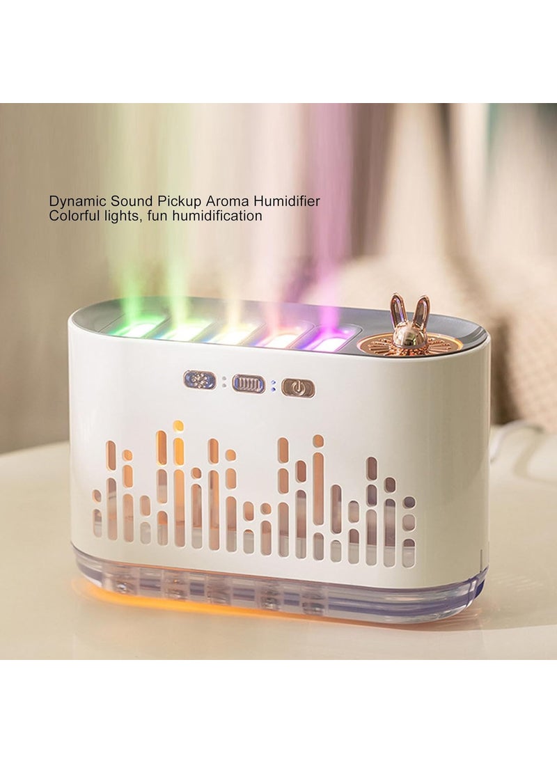 TechSphere Advances TechSphere Advances Essential Oil Diffuser 7 Colors LED Lights Changing Diffuser Humidifier 700ml Aromatherapy Diffuser Ultra Quiet Cool Mist Humidifier Waterless Auto Off for HomeBedroom  - Image 3