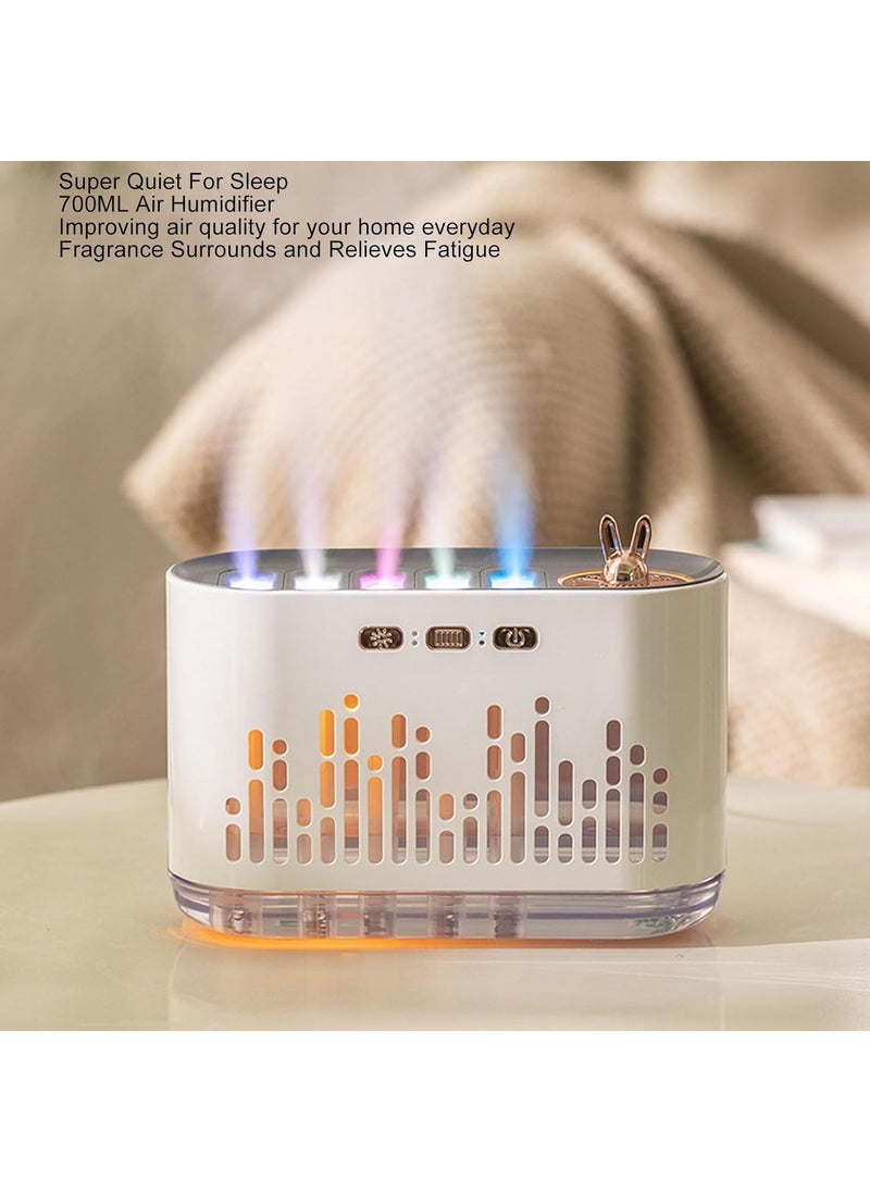 TechSphere Advances TechSphere Advances Essential Oil Diffuser 7 Colors LED Lights Changing Diffuser Humidifier 700ml Aromatherapy Diffuser Ultra Quiet Cool Mist Humidifier Waterless Auto Off for HomeBedroom  - Image 4