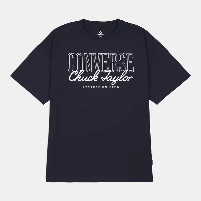 CONVERSE Women's Retro Chuck Taylor Oversized Graphic T-Shirt
