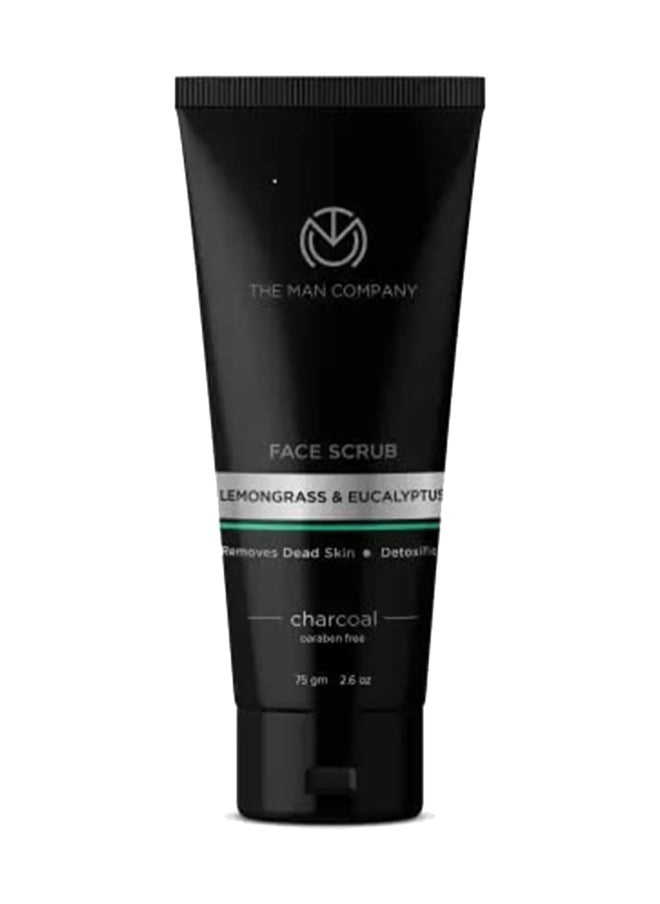 The Man Company Charcoal Tan Removal Face Scrub For Glowing Skin, 75 G  - Image 1