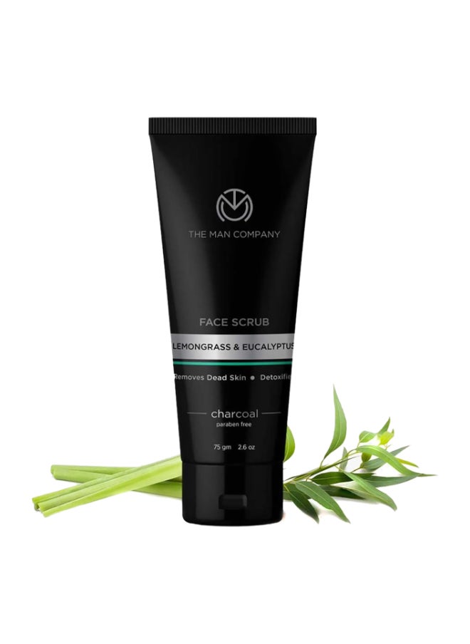 The Man Company Charcoal Tan Removal Face Scrub For Glowing Skin, 75 G  - Image 2