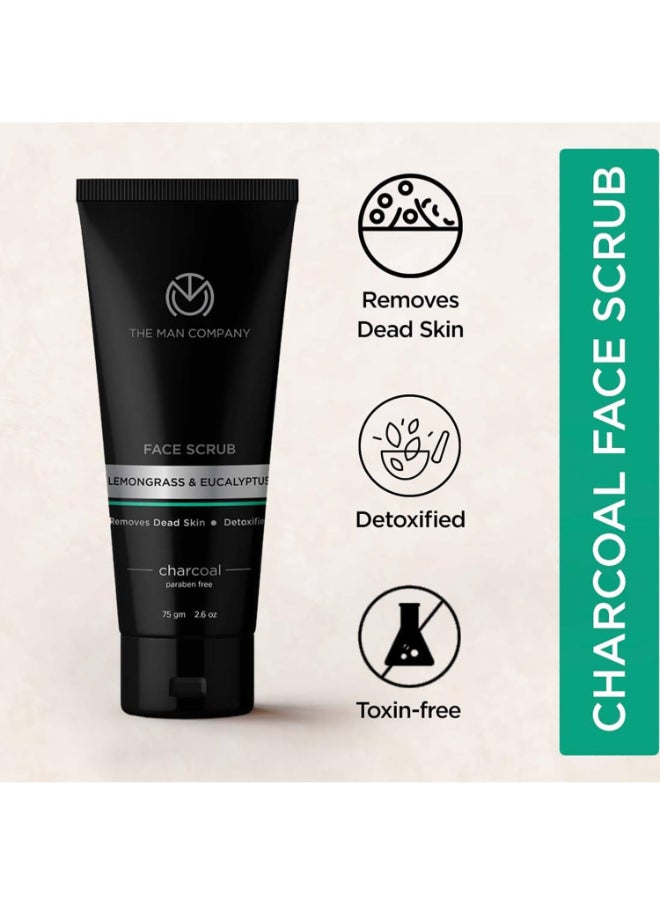 Charcoal Tan Removal Face Scrub For Glowing Skin, 75 G - pzsku/ZB0A5472A31DA0F601F7AZ/45/_/1709548290/ba0880a4-c417-4c99-8267-cb4d0f0b9df9