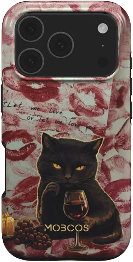 Mobcos Mobcos iPhone 17 Pro After Dark Premium Case Compatible with Hybrid Dual-Layer Hard Shell + Silicone Protection - Scratch-Resistant Shockproof Mobile Cover