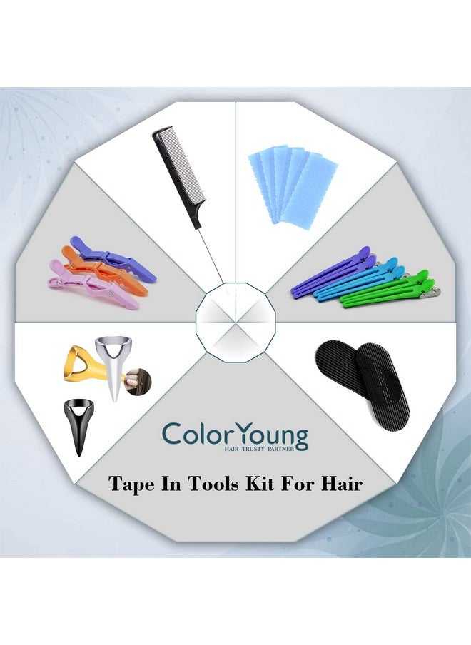 coloryoung - Tape In Pliers Professional Flat Surface Sealing Hair Extension Plier Tools For Tape In Hair Extension Tape In Tools For Hair - Image 1
