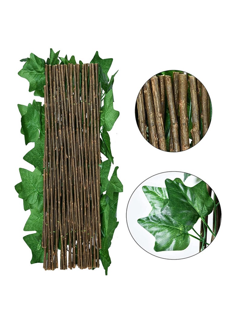 LINGWEI Bamboo Garden Fence With A Medium Sized Vegetable Garden 2pcs - Image 5