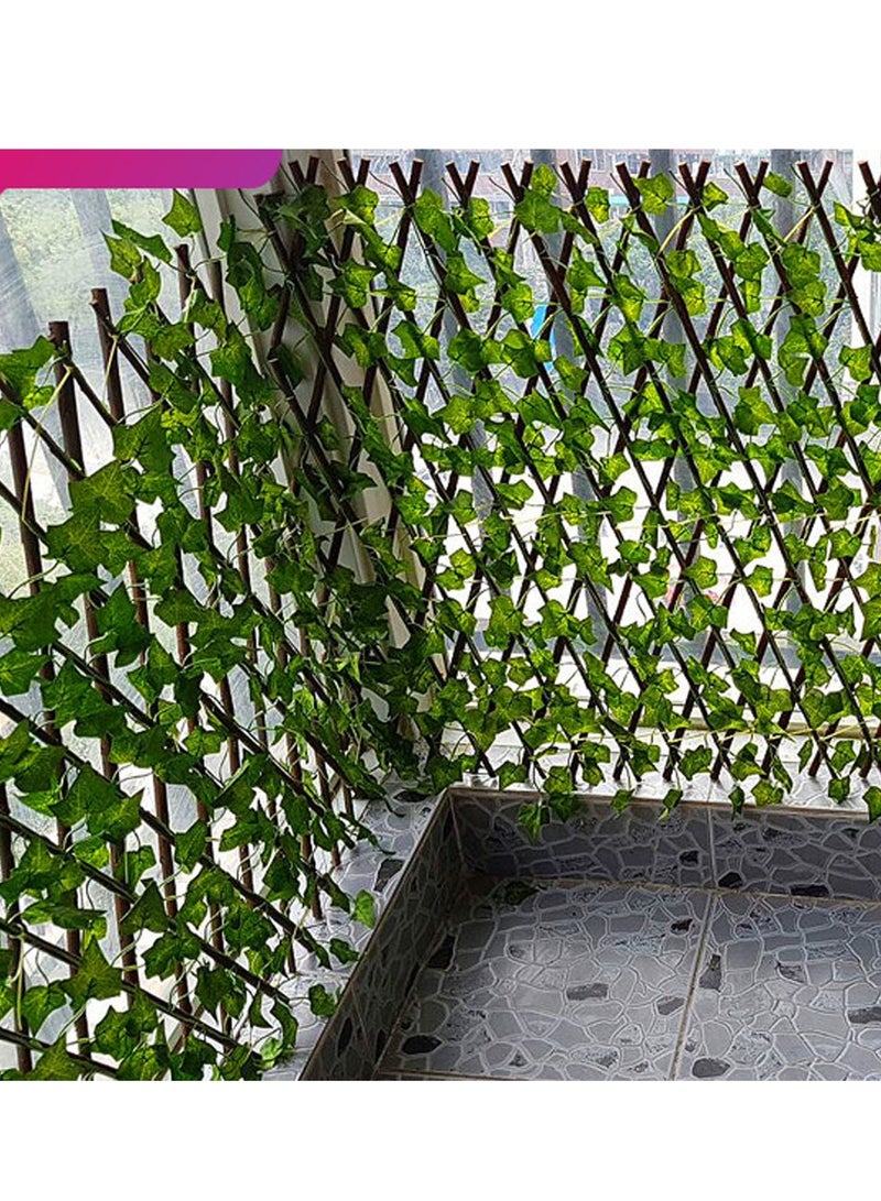 LINGWEI Bamboo Garden Fence With A Medium Sized Vegetable Garden 2pcs - Image 4