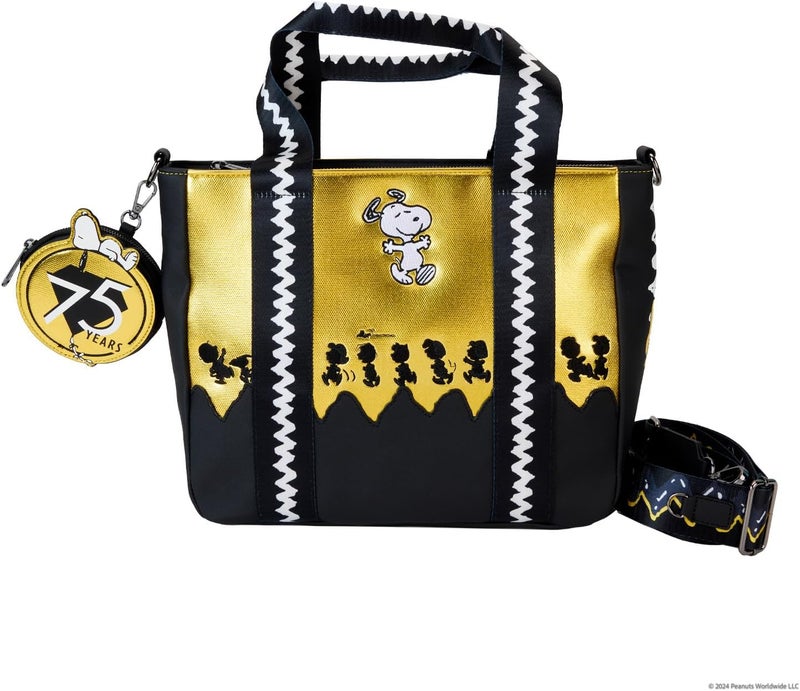 Loungefly Loungefly Peanuts 75th Anniversary Tote Bag  - Image 1