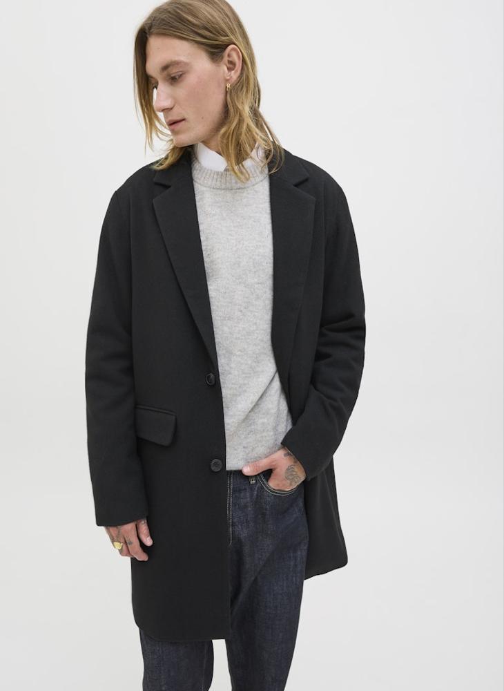 JACK & JONES Casual Button Detail Coat - Image 5