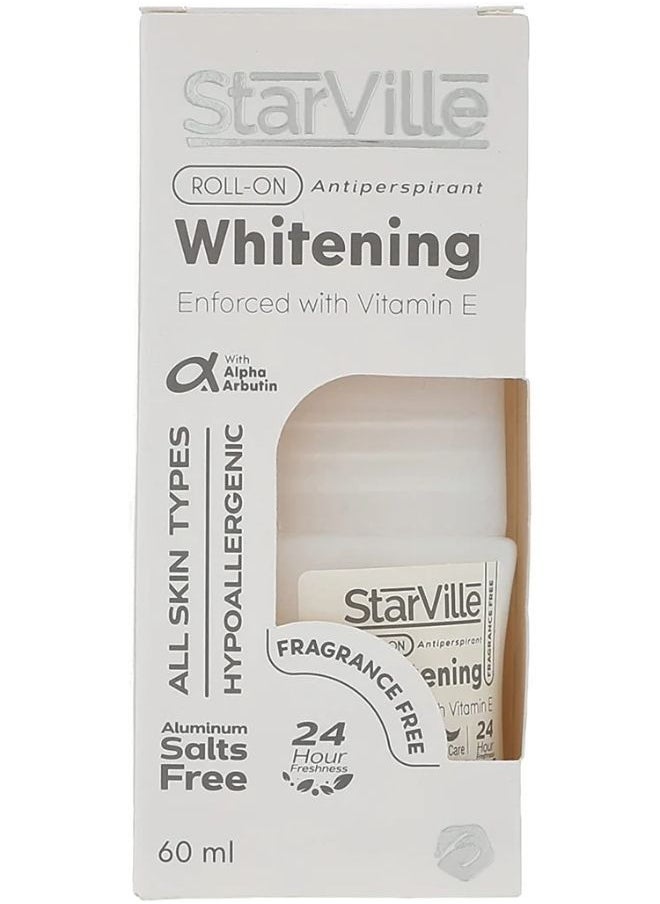 starville - Whitening roll-on fragrance-free 60 ml - Image 1