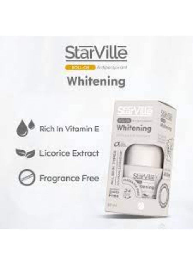 starville - Whitening roll-on fragrance-free 60 ml - Image 1
