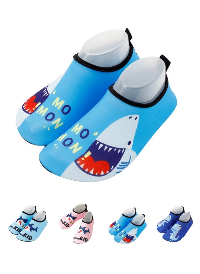 ShebSheb Swimming Water Shoes Kids for Girls Boys Outdoor Quick Dry Barefoot Aqua Socks for Sport Beach Swim Surf  - Image 1