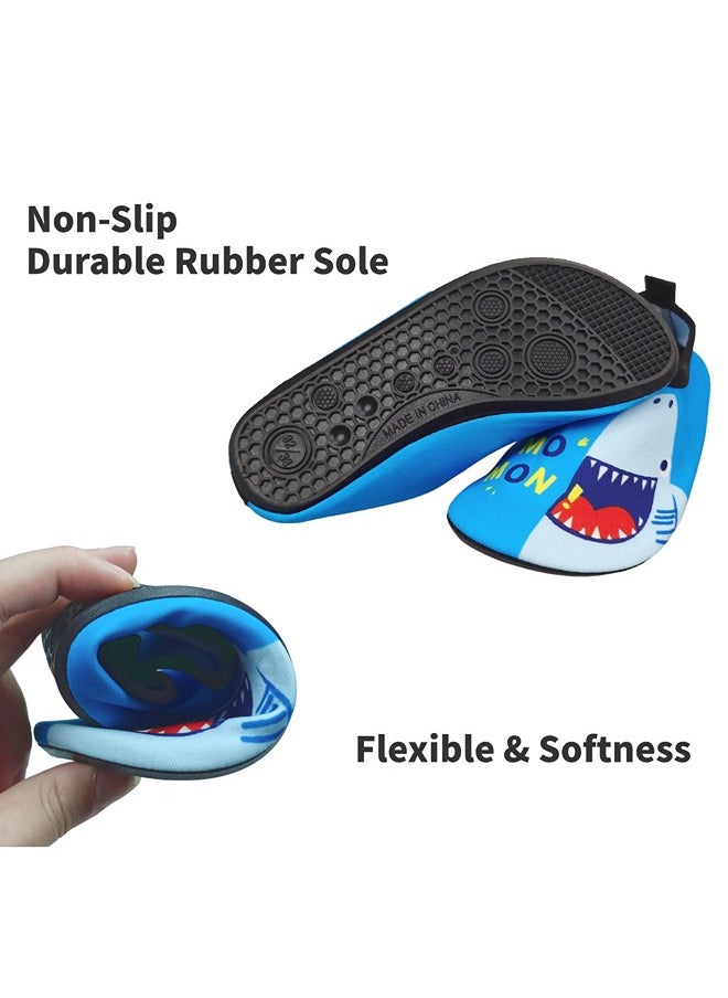 ShebSheb Swimming Water Shoes Kids for Girls Boys Outdoor Quick Dry Barefoot Aqua Socks for Sport Beach Swim Surf  - Image 3