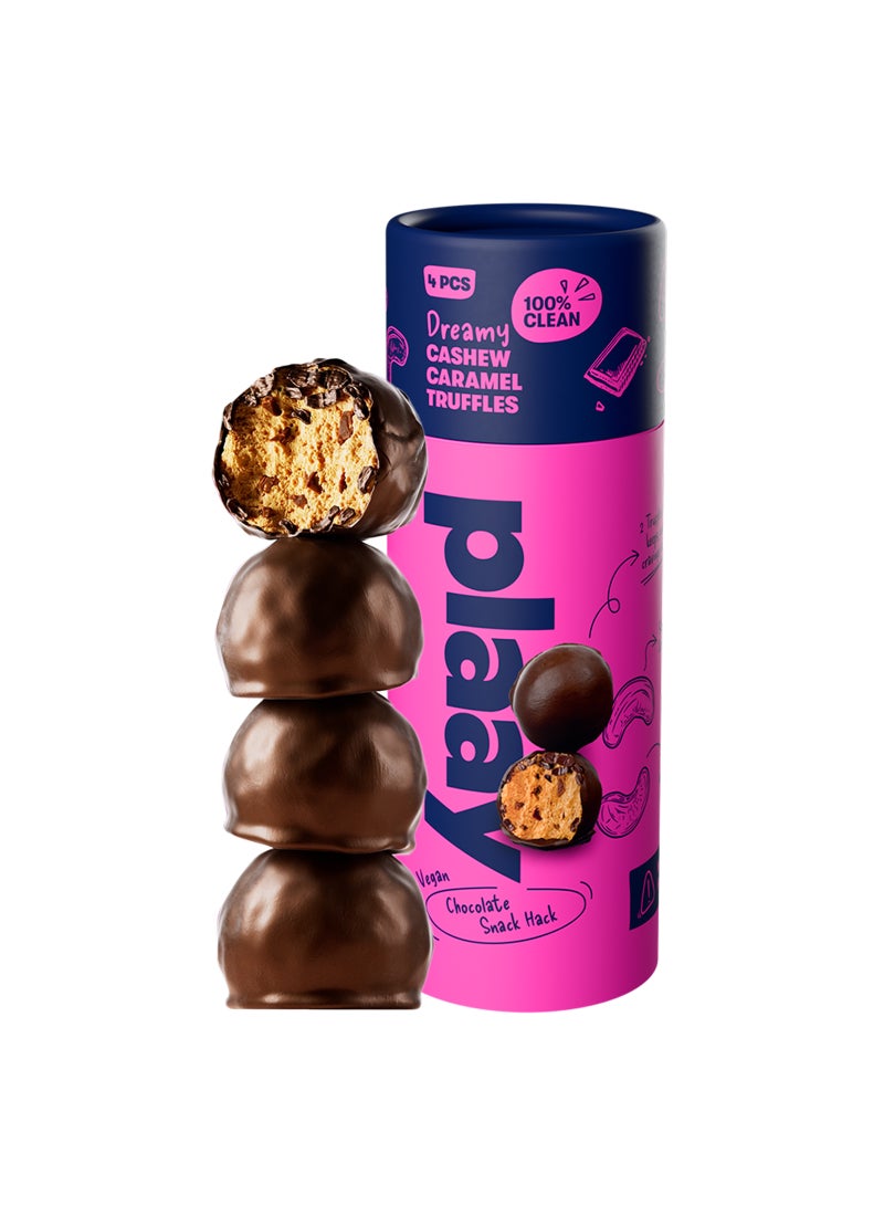 Plaay Cashew Caramel Chocolate Truffles - Image 1