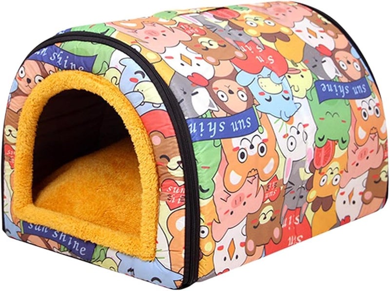 Insulated Outdoor Cat Enclosure Winter Shelter Size M - Image 2
