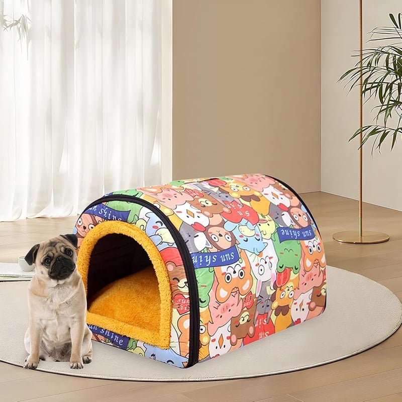 Insulated Outdoor Cat Enclosure Winter Shelter Size M - Image 4