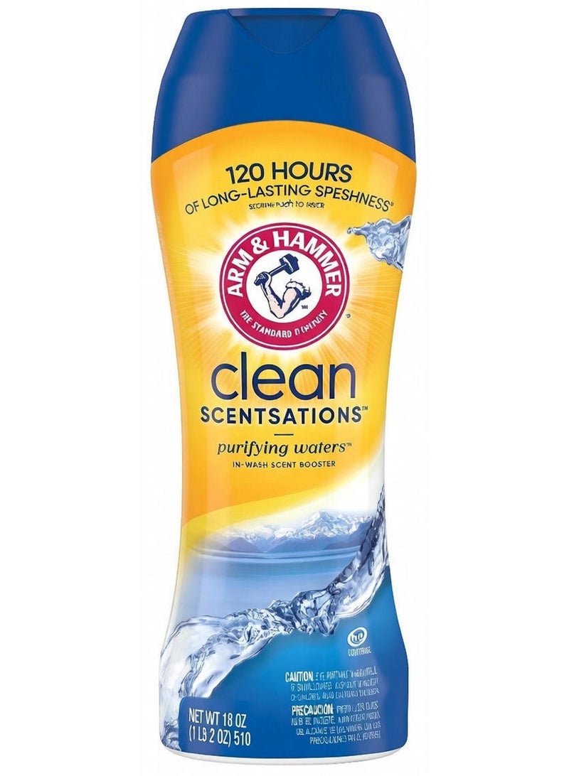 Arm & Hammer Clean Scentsations Purifying Waters In-Wash Scent Booster 510G - Image 1