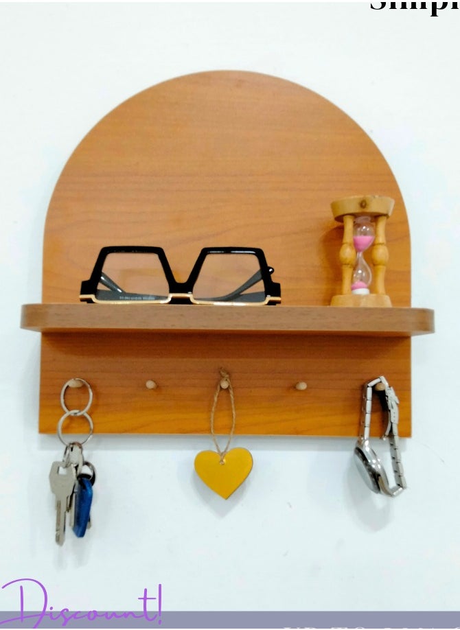 Generic - Keys Wooden Shelf - Image 1