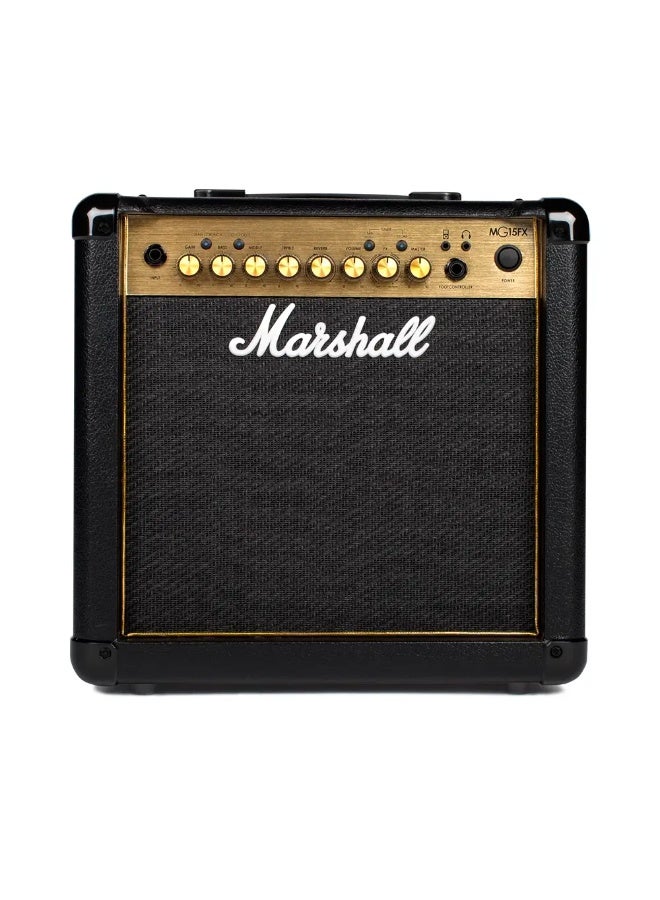 Marshall MG15GFX 1 x 8-inch 15-watt Combo Amp with Effects 15-watt, 4-channel 1x8" Guitar Combo Amplifier - Image 1