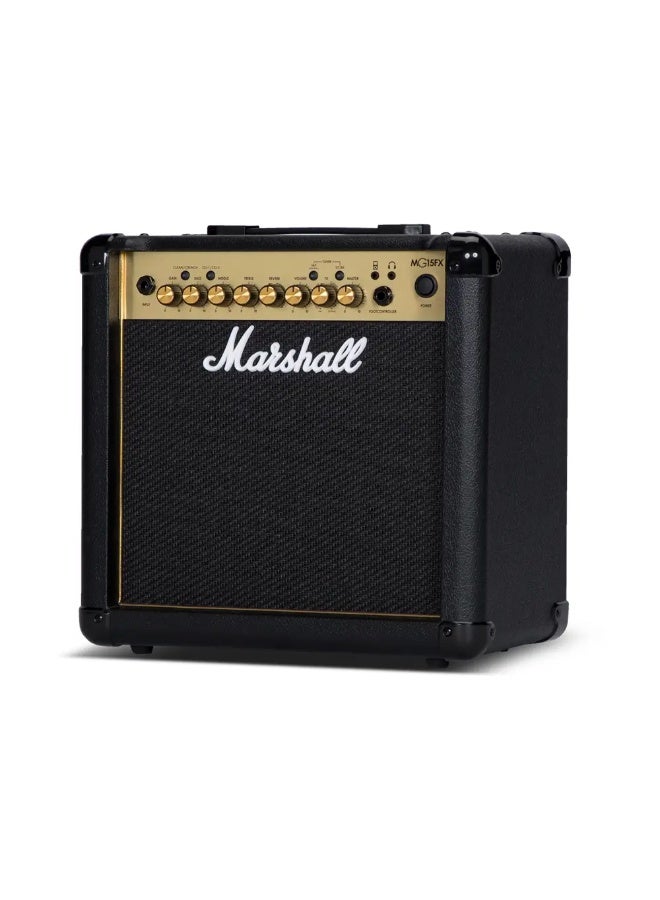 Marshall MG15GFX 1 x 8-inch 15-watt Combo Amp with Effects 15-watt, 4-channel 1x8" Guitar Combo Amplifier - Image 3