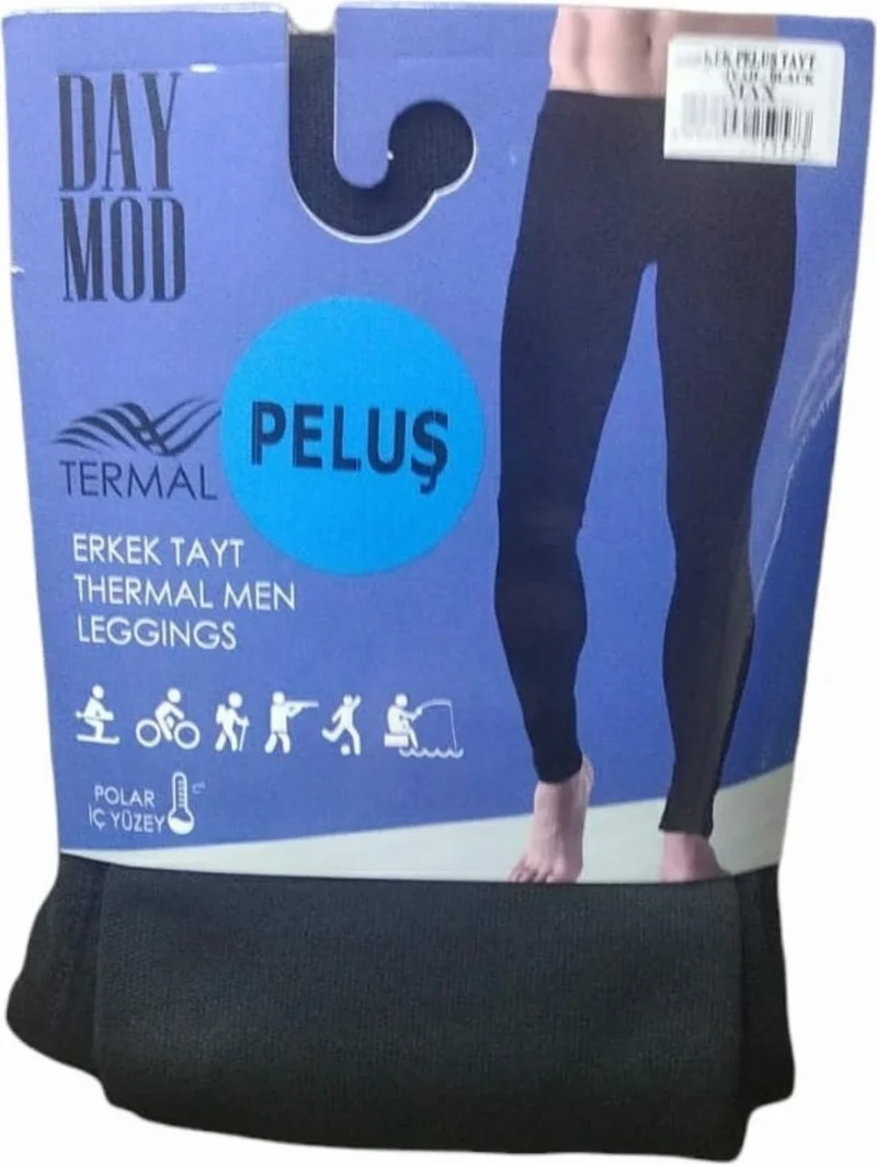 دايمود Men's Fleece Inner Thick Thermal Tights / Underwear