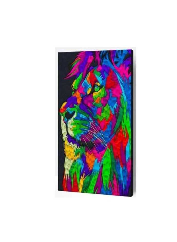 سبلات Splat Planet Lion Clay Painting Kit, Size:30 cm x 30 cm - Image 2
