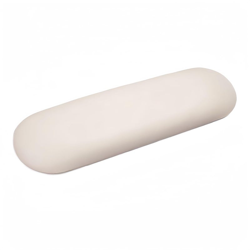 TANG SONG TANG SONG 15.7" 1 PC Sponge Manicure Hand Rest Pillow Nail Stand Hand Holder Nail Table Manicure Armrest Cushion (Cream Yellow)