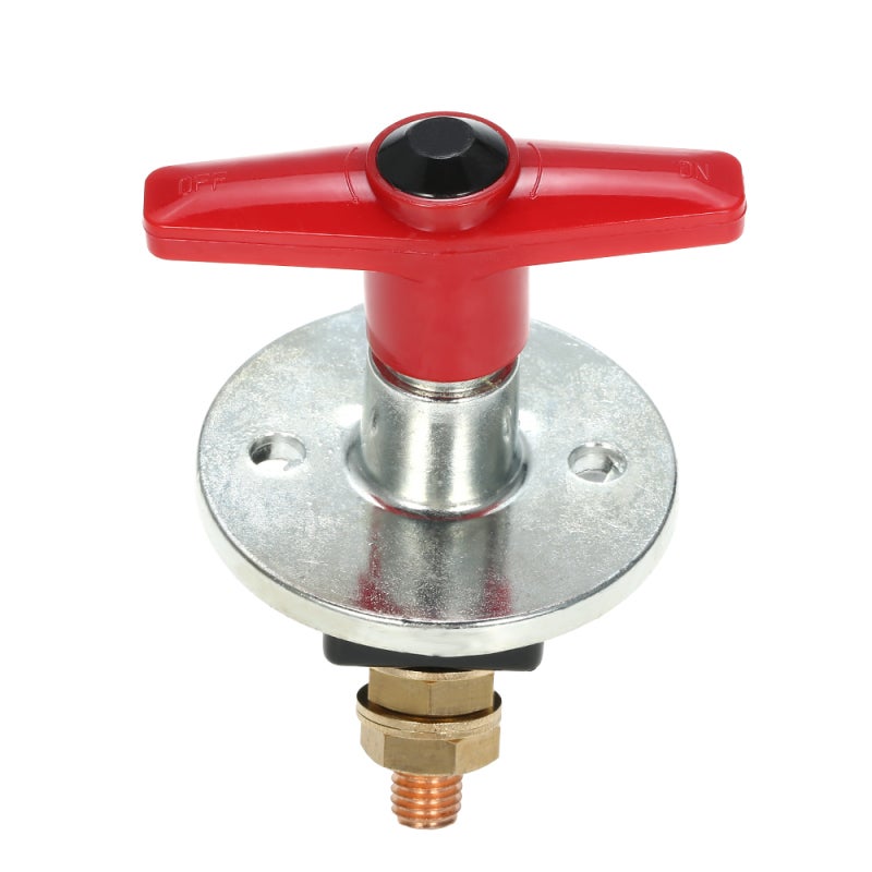 Car Battery Isolation Disconnect: Heavy Duty Fixed Key Design, M10 Copper Terminals - Easy Install & Durable Battery Isolator Switch for Marine Commercial Heavy Plant Use - Image 4