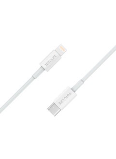 Totulife PURE Series Cable PD Lightning-Type-C 3M - White  - Image 3