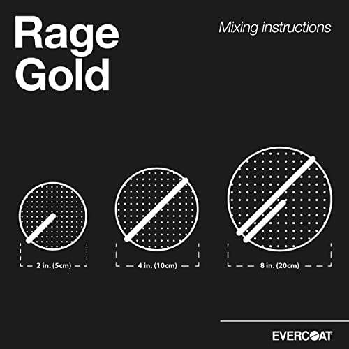 Evercoat Rage Gold Body Filler for Fiberglass, Aluminum & More - Stain-Resistant Filler - 128 Fl Oz - Image 5