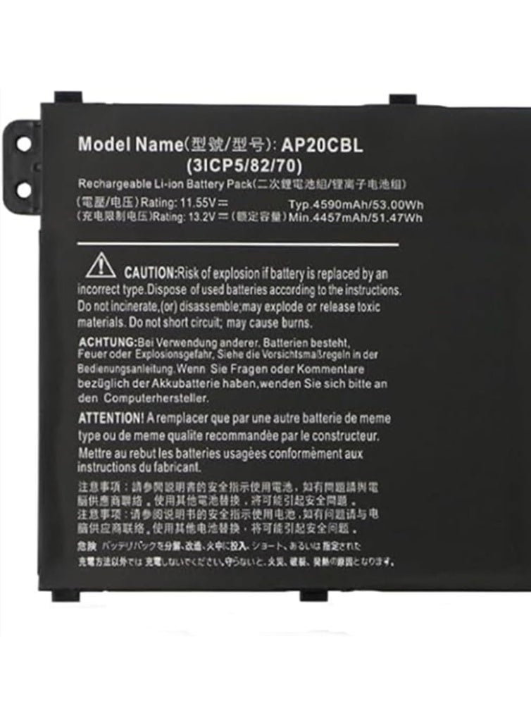 Terabyte AP18C4K / AP20CBL Battery Compatible for Acer Swift 3 SF314-43 SF314-511 Aspire 5 A515-45 A515-46 A515-56 A515-56T Aspire 7 A715-43G Vero AV15-51  Spin B3 B311RNA-32 (11.55V 4350mAh 50W) - Image 2