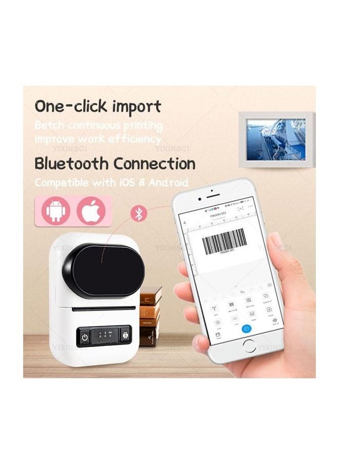 Yameem - PT-260 Label Printer Portable Pocket Thermal Bluetooth Mobile Printer 58mm For Labeling Tag Name Price All-In-One Maker, wireless Printer, Portable printer - Image 1