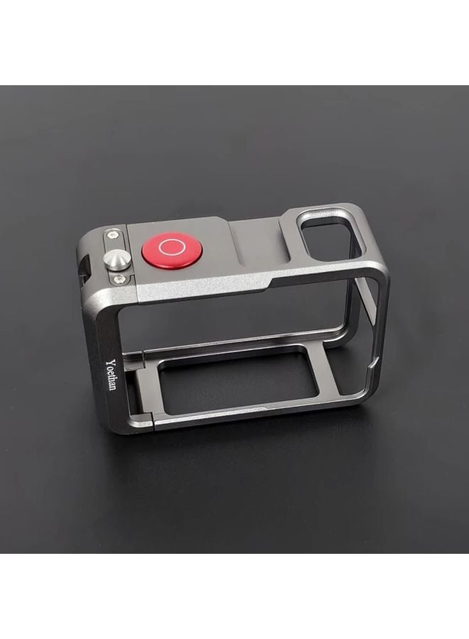 إطار واقي معدني من DJI لأوسمو أكشن، حامل أسود للإطلاق السريع - Image 4