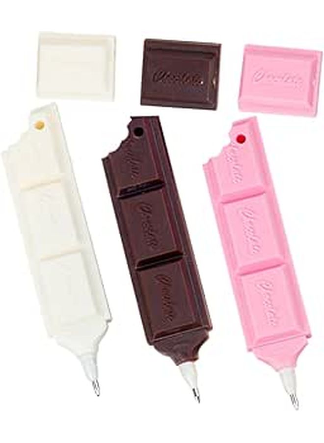 Chocolate Shaped Ballpoint Pen Set Cartoon Novelty Pens For Office School Party Supplies - Image 1
