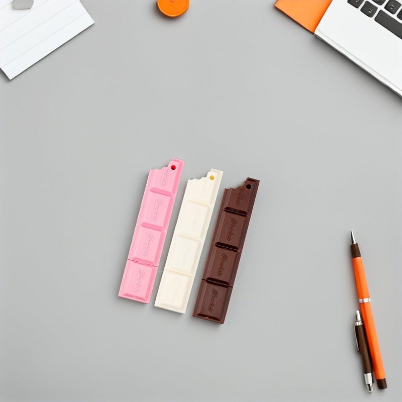 Chocolate Shaped Ballpoint Pen Set Cartoon Novelty Pens For Office School Party Supplies - Image 5
