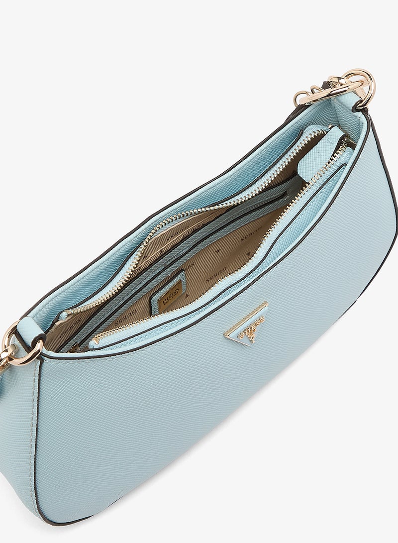 GUESS Noelle II Top Zip Shoulder Bag - Image 4