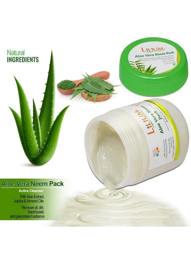 Lilium Herbal Lilium Aloe Vera Neem Pack 500Ml  - Image 3
