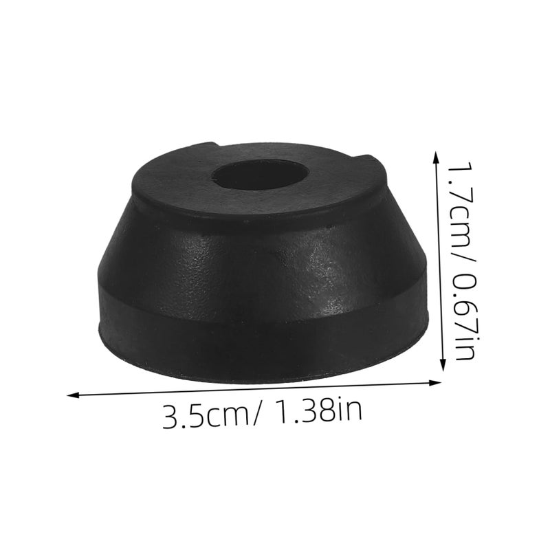 Non Slip Rubber Cane Tips 3 Pack Enhanced Stability for Walking Sticks Crutches Seniors Indoor Outdoor - Image 3