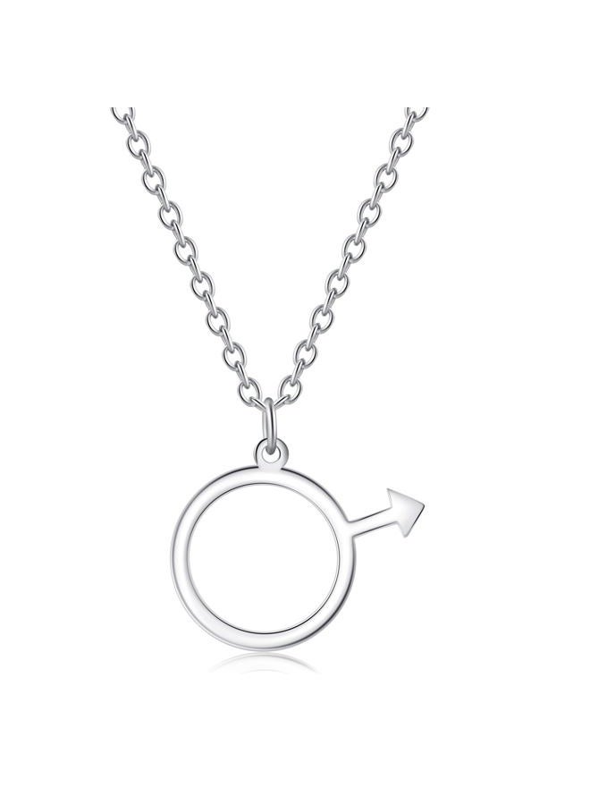 Medsor Male Symbol Necklace for Men Stainless Steel Male Pendant - Image 1