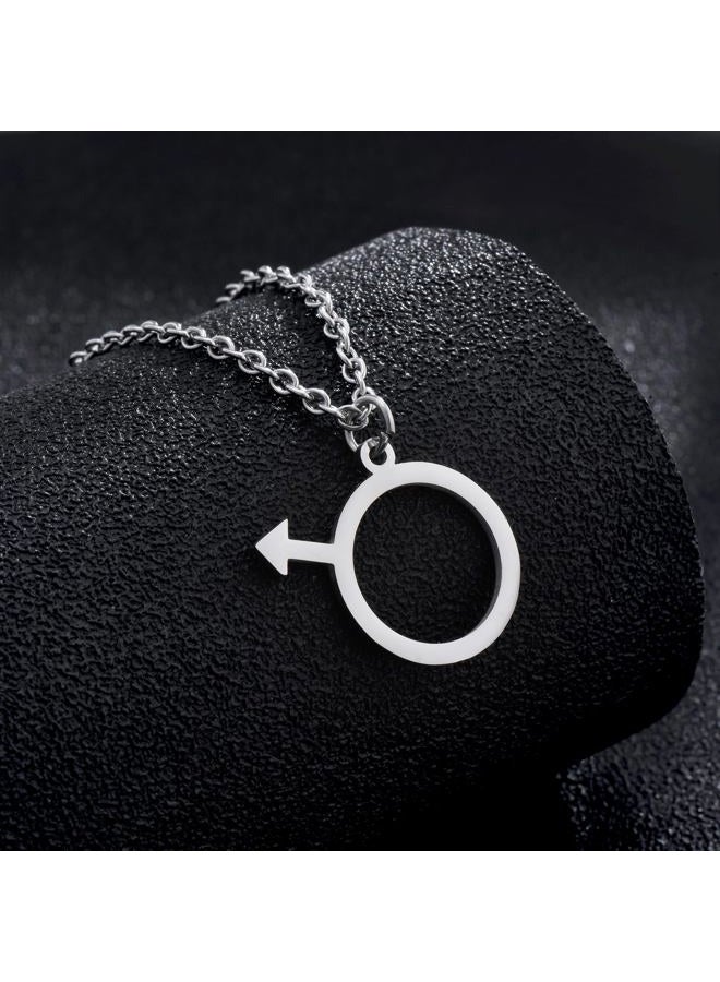 Medsor Male Symbol Necklace for Men Stainless Steel Male Pendant - Image 5