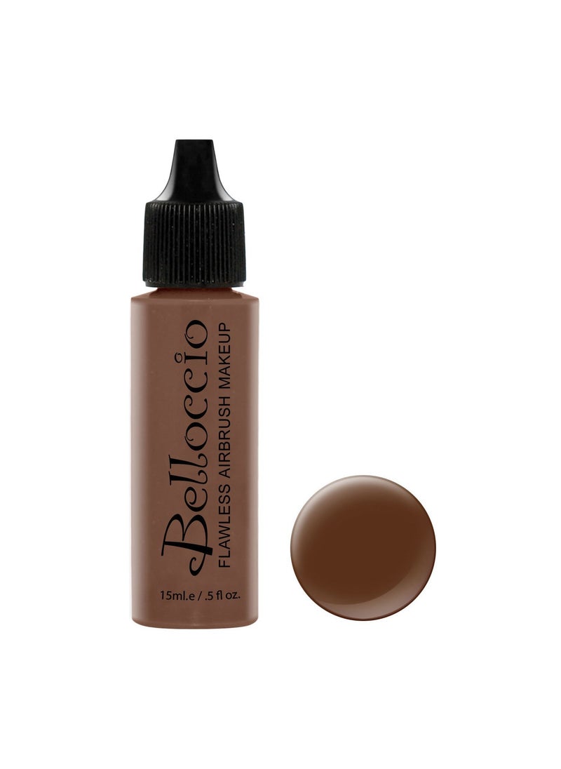 Belloccio Belloccio's Professional Cosmetic Airbrush Makeup Foundation 1/2oz Bottle: Espresso- Dark with Red Undertones 
